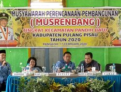 Bupati dan Wakil Hadiri Musrenbang Kecamatan Pandih Batu.