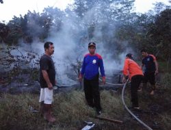 Satu Rumah Warga UPT Ludes Terbakar