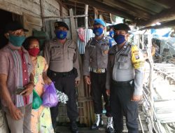 Polsek Kahayan Hilir Bantu Warga Kurang Mampu