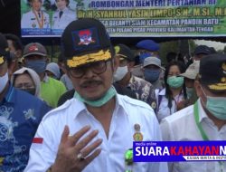 Mentan dan Gubernur siap Wujudkan Pulang Pisau Lokasi Ketahanan Pangan Nasional