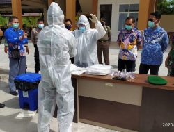 Pemakaman Jenasah Korban Covid 19 di Simulasikan Kodim 1011/KLK