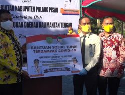 Pemkab Salurkan Bantuan Sosial Tunai ke 3.101 Kepala Keluarga melalui Bank Kalteng