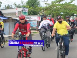 Bupati dan Kapolres Gowes Akhir Pekan sebagai Momentum Sinergi dan Berbagi