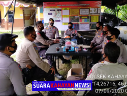 Polsek Kahayan Hilir Patroli Ke KPU dan Bawaslu