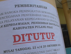 3 Pegawai Positif Covid 19, Kantor BKPP di Tutup Sementara Waktu