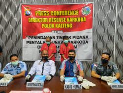 Polda Kalteng Kembali Menangkap 2 Pelaku Tindak Pidana Narkoba