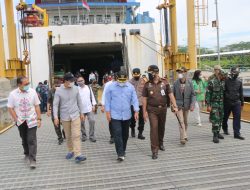 Bupati Tinjau Pelabuhan Bahaur terkait Pembatasan Mudik Lebaran