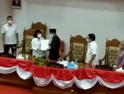 Bupati Hadiri Paripurna Agenda Nota Kesepakatan KUA-PPAS tahun 2021