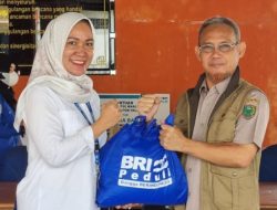 BRI Peduli Salurkan 100 Paket Bahan Makanan ke Posko BPBD