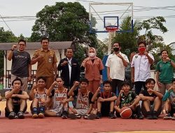 Launching Lapangan Basket H2 FM Banjir Dukungan