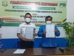 Kejaksaan Negeri Teken MoU bersama PDAM tentang Bantuan Hukum