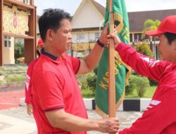 Kadispora Lepas Kontingen Porprov tahun 2022 Kalteng