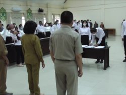 Tenaga P3K Tanda Tangani Kontrak Kerja, OPD Terkait Segera Terbitkan SPT