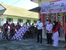 Dukung UCI MTB 2022 Pemkab Gelar Gowes Pendidikan