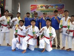 Karateka Muda Antusias Ikuti Festival dan Turnamen Karate Piala Dandim 1011