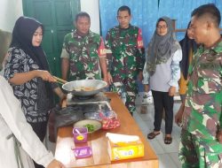 Bangkitkan UMKM, Koramil Sukamara Berikan Pelatihan Pembuatan Seblak