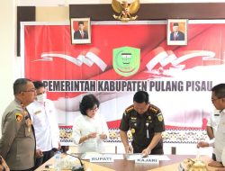 Sigap Tindaklanjuti Rakornas Kemendagari & Forkopimda, Kejari Pulpis teken MoU bersama PEMKAB