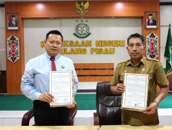 Bangkitkan UMKM & Koperasi, Kejari Pulang Pisau Tandatangani MoU dengan  Dinas Perindagkop & UMKM