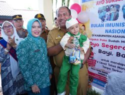 Bupati Asahan Buka Pencanangan Sub Pin Polio Serentak se-Kabupaten Asahan