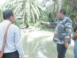 Wakil Bupati Asahan Tinjau Kondisi Bantaran Sungai Liga Asahan