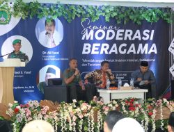 Dandim Lamongan Sampaikan Pesan di Seminar Moderasi Beragama