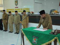 Sekda Ambil Sumpah 123 PNS Formasi 2019 dan 2021 di Lingkungan Pemkab Asahan