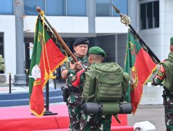 450 Pasukan dari Yonif 527/BY Dikirim Tugas Operasi ke wilayah Perbatasan RI-PNG di Papua