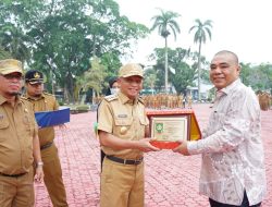 Bupati Asahan Pimpin Apel Gabungan