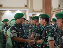 825 Prajurit Kodam Brawijaya Naik Pangkat