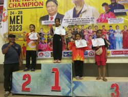 Srikandi Cilik Kodim Klungkung Berhasil Juarai Ajang Wushu