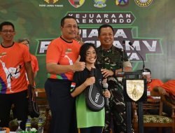 Ratusan Atlet Taekwondo Bertanding Memperebutkan Piala Pangdam V/Brawijaya