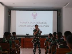 Tunjang Kesiapan, Pasukan Yonarhanud 8/MBC Masuki Tahap Test Psikologi