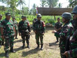 Mayjen TNI Farid Makruf Tinjau Latihan Pra Tugas Yon Arhanud 8/MBC