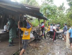 etkol Armen Turun Gunung di Lokasi Pasca Bencana Kali Unda
