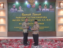 Ramah Tamah Pangdam XII/Tanjungpura Bersama Pemda Kobar