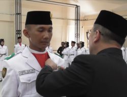 Pengukuhan Calon Paskibraka Pulang Pisau
