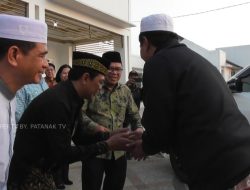 Disambut Dirujab Bupati jelang Tablig Akbar bersama KH. Anwar Zahid