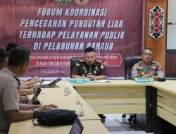 Kejari Pulang Pisau Gandeng UPP Saber Pungli Gelar Forum Koordinasi  Pencegahan Pungli Pelabuhan Bahaur