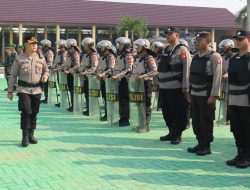 Gelar Pasukan Polres Jelang Pemilu 2024