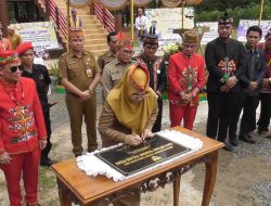 Nunu Andriani Resmikan Huma Betang Bandar