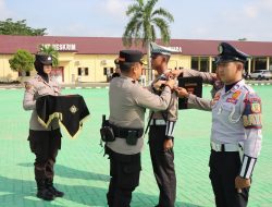 Siap Amankan Nataru, Polres Laksanakan Apel Gelar Pasukan Operasi Lilin Telabang