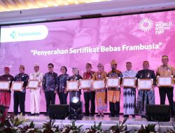 Pulang Pisau Terima Sertifikat Bebas Penyakit Frambusia di Hari NTD Sedunia