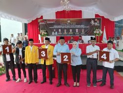 KPU Seruyan Lakukan Pengundian dan Tetapkan Nomor Urut 4 Paslon Pilkada