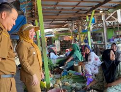 Saat Pj Bupati Tinjau Pasar Harian