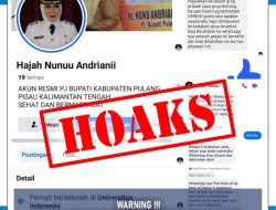 HOAX, Giliran Nama Nunu Andriani di Catut pada akun FB