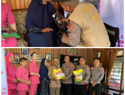 Meriahkan Peringatan HUT Bhayangkara Ke-79, Polres Seruyan Gelar Baksos dan Bansos