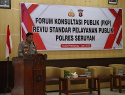 Tingkatkan Standar Pelayanan, Polres Seruyan Menggelar FKP