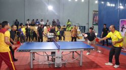 Bupati Seruyan Buka Turnamen Tenis Meja Peringati HUT Bhayangkara ke-79