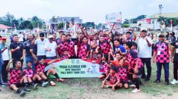 Turnamen Piala Bupati Seruyan Resmi Berakhir, Persekam FC Keluar Sebagai Juara