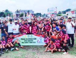 Turnamen Piala Bupati Seruyan Resmi Berakhir, Persekam FC Keluar Sebagai Juara